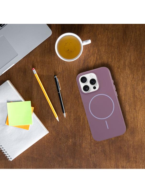 Etui na iPhone 14 PRO MAX Glossy Mag Cover zgodny z MagSafe pasuje fioletowe