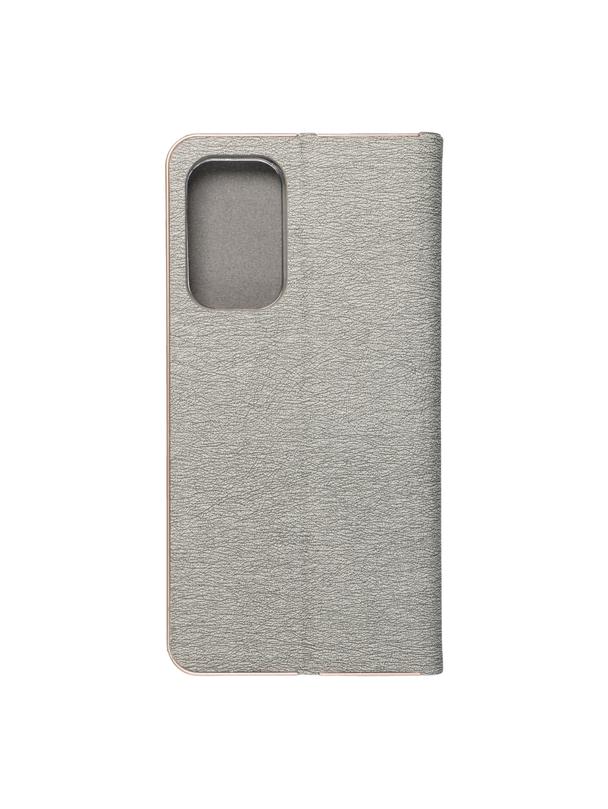 Kabura LUNA Book Gold do SAMSUNG A33 5G srebrny