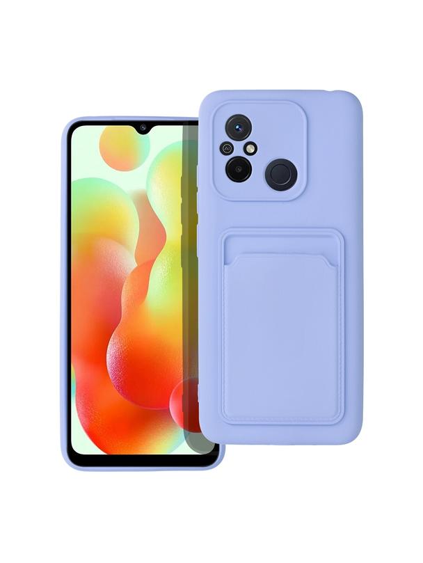 Futerał CARD CASE do XIAOMI Redmi 12C fioletowy