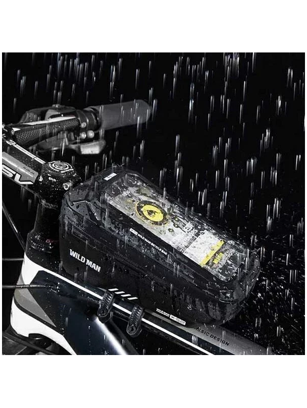 WILDMAN sakwa rowerowa na ramę na zamek 1L (4" - 7") XS2 czarna