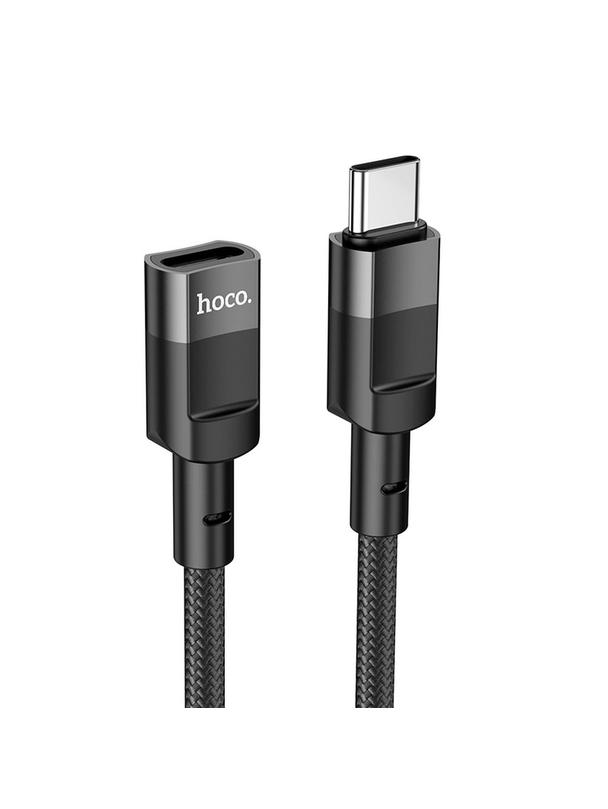 Adapter OTG USB C do USB C Hoco 3A 1,2 m U107 czarna