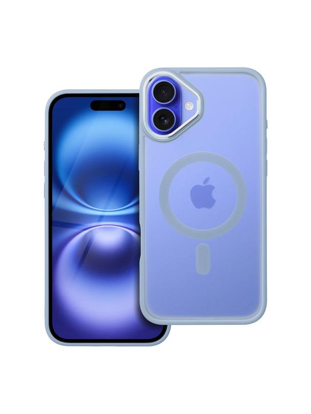 Futerał MATTE MAG COVER kompatybilny z MagSafe do IPHONE 16 Plus niebieski