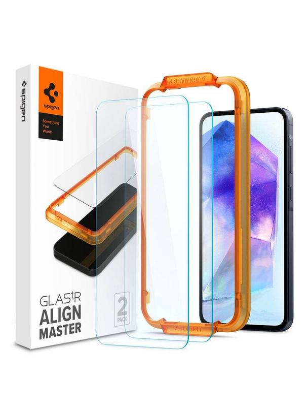 SPIGEN szkło hartowane ALM GLAS.TR 2-pack do SAMSUNG A55 5G clear