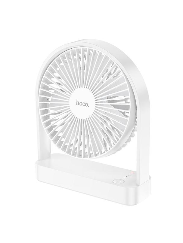 Wentylator biurkowy Hoco ultra cienki HX65 biały