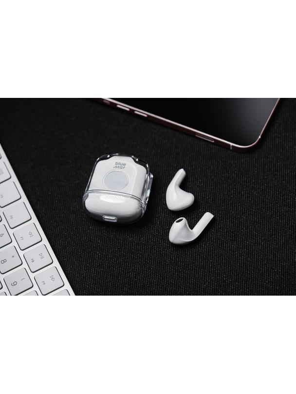 Słuchawki bezprzewodowe douszne Blue Star Transparency Fi22 TWS białe