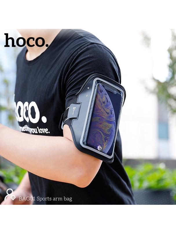 Etui na telefon do biegania Hoco do 7" BAG01 czarne