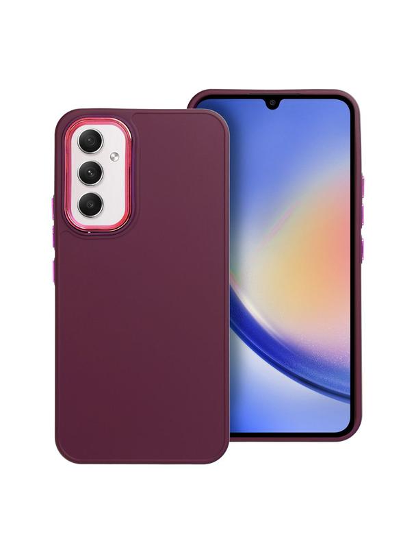 Futerał FRAME do SAMSUNG A54 5G fioletowy