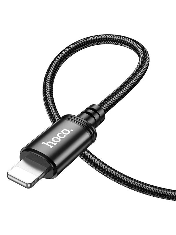 Kabel USB A do Lightning Hoco 2,4A 3 m X91 czarny