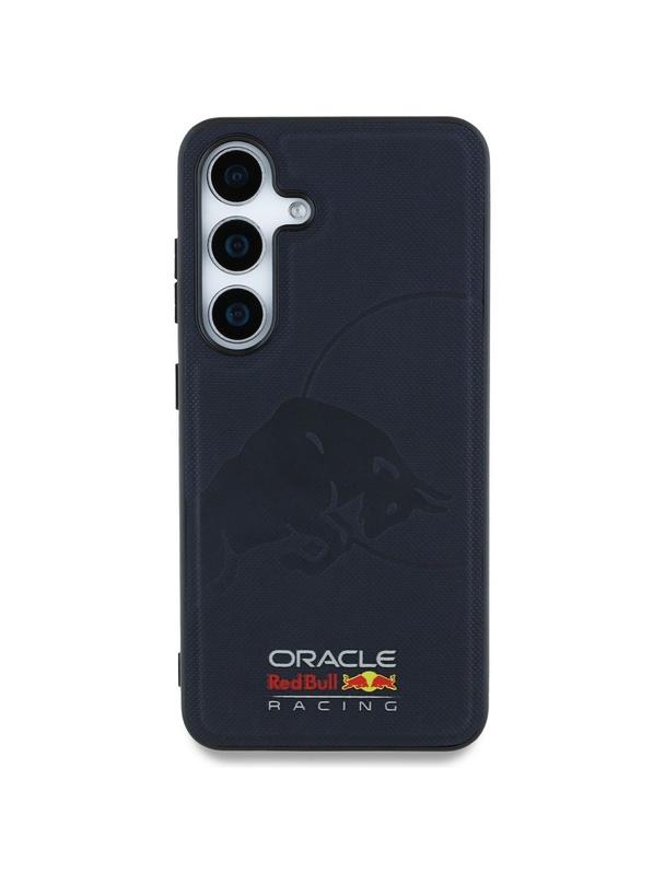 RED BULL futerał do SAMSUNG S25 RBHMS25S24PUBUFV (Magnetic Meshed PU W/ Debossed Bull) navy