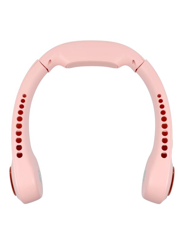 Przenośny wentylator na szyję F50 różowy