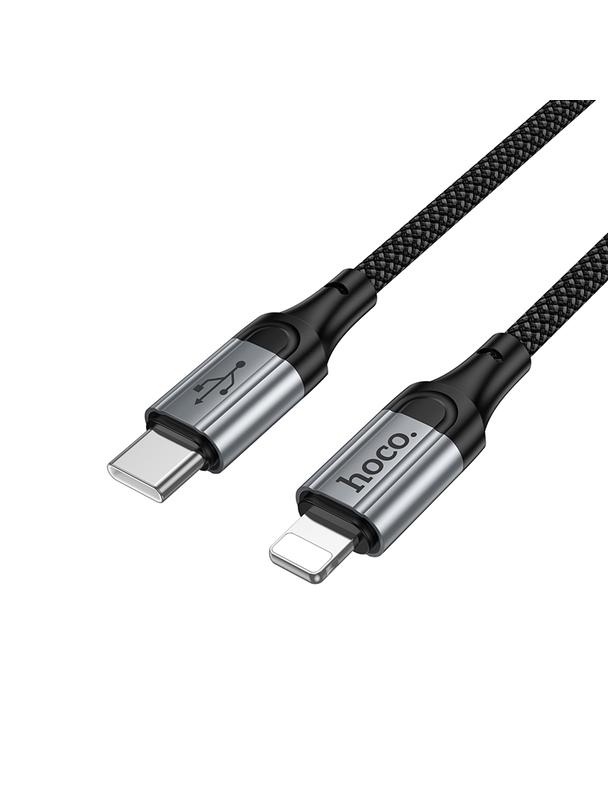 Kabel USB C do Lightning Hoco PD 2,4A 1,5 m X121 czarny