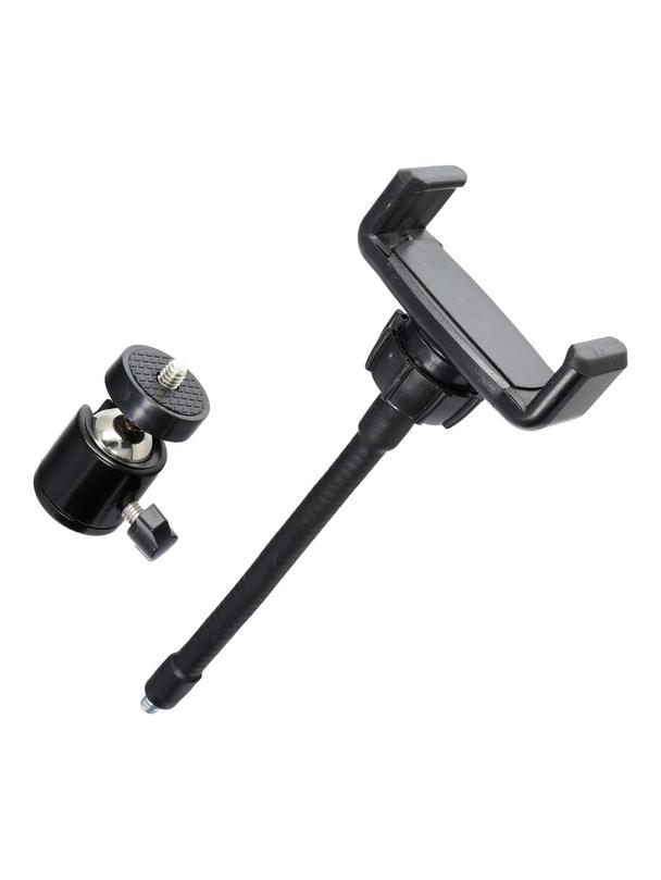 Lampa LED Ring Stream RGB pierścieniowa 13" z uchwytem na telefon + statyw czarna