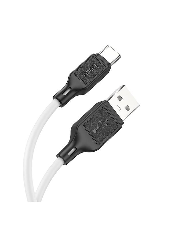 Kabel USB A do USB C Hoco 3A 1 m X90 biały