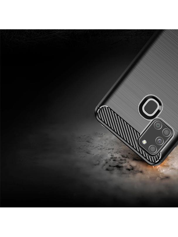 Futerał CARBON do SAMSUNG A21S czarny