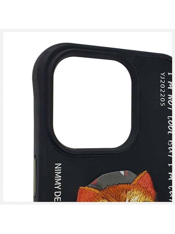 NIMMY futerał GLASSES COOL CAT do IPHONE 15 Pro Max czarny