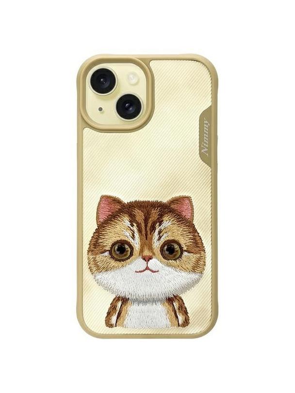 NIMMY futerał BIG EYED PET 2.0 Cat do IPHONE 15 khaki