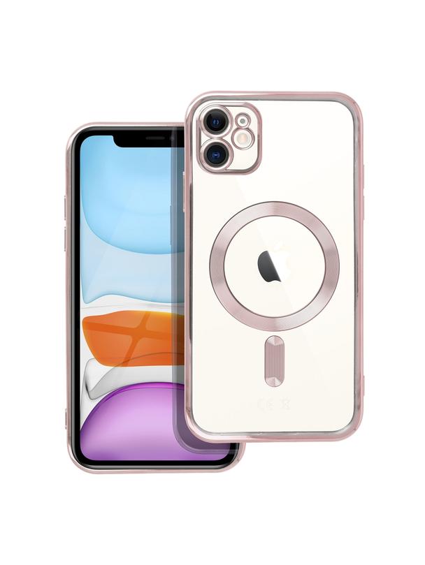 Futerał ELECTRO MAG COVER kompatybilny z MagSafe do IPHONE 11 złoty róż