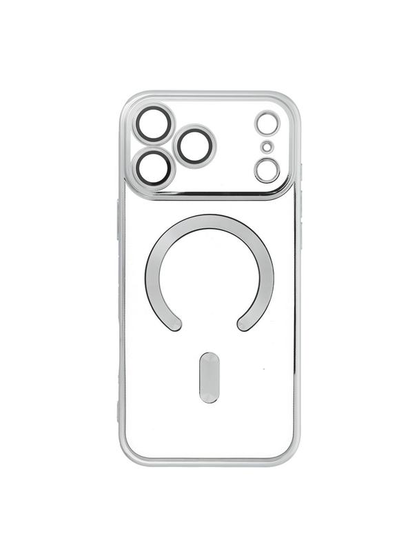 Futerał ELECTRO MAG COVER kompatybilny z MagSafe do IPHONE 17 Pro Max srebrny