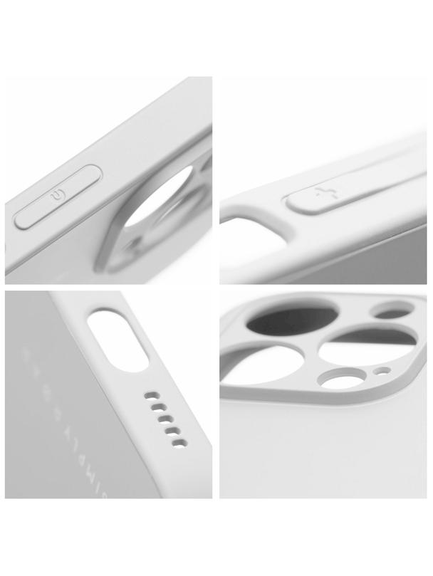 ROAR futerał MATTE GLASS do IPHONE 14 stalowy