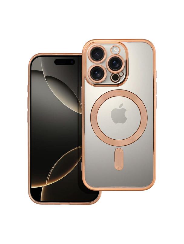 Futerał ELECTRO MAG COVER kompatybilny z MagSafe do IPHONE 16 Pro złoty