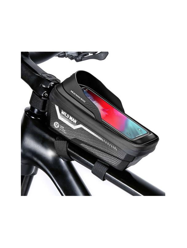 WILDMAN sakwa rowerowa na ramę na zamek 1L (4" - 7") ES12 czarna