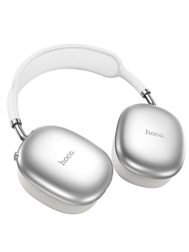 Słuchawki bezprzewodowe nauszne Hoco W55 srebrne