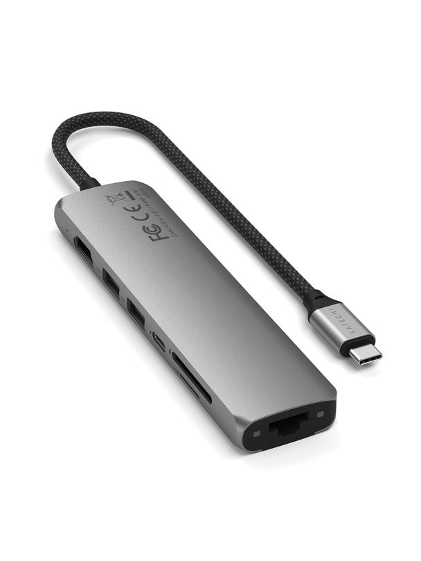 SATECHI adapter HUB 7w1 Typ C ST-P7SM szary