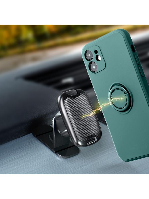 Futerał SILICONE RING do XIAOMI Redmi Note 14 Pro Plus 5G  zielony