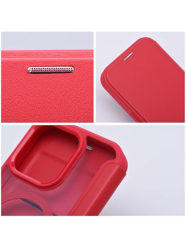 Kabura SMART MAG kompatybilna z MagSafe do IPHONE 15 Pro Max czerwona