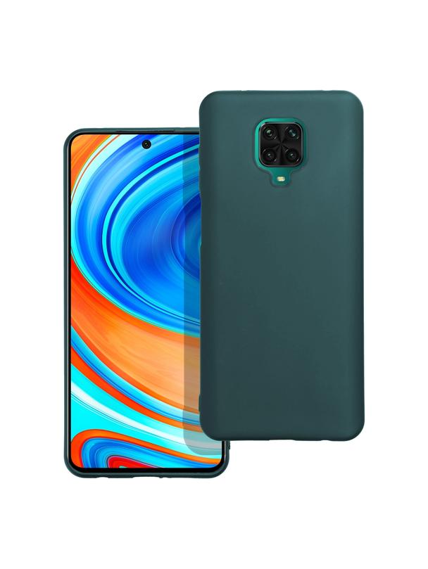 Futerał MATT do XIAOMI Redmi Note 9 Pro ciemnozielony