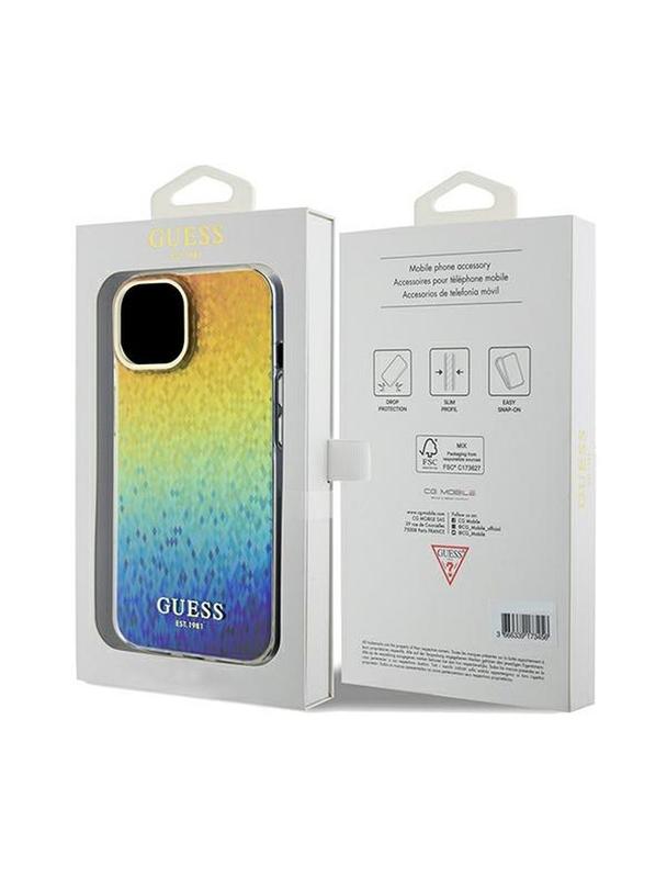 GUESS futerał do IPHONE 14 GUHCP14SHDECMI (IML Faceted Mirror / disco iridescent) wielokolorowy