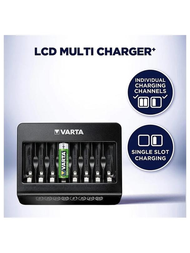 VARTA ładowarka LCD MULTI CHARGER + 57681 (bez akumulatorów)