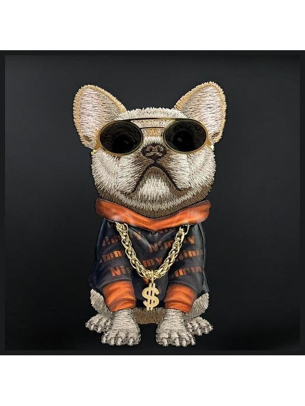 NIMMY nerka na ramię GLASSES COOL DOG czarna