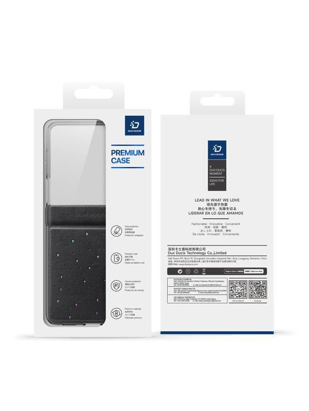 DUX DUICS futerał STEX do SAMSUNG Z FLIP 7 czarny