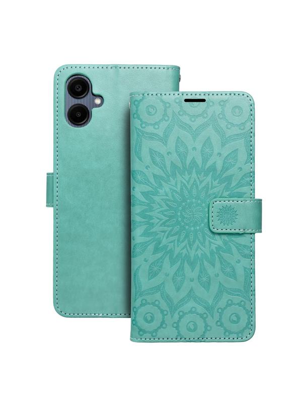 Kabura MEZZO Book do SAMSUNG A06 mandala zielony