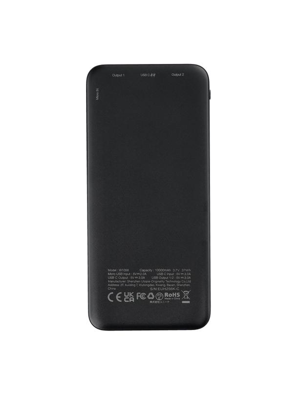 Powerbank 10000 mAh 3A W1056 czarny
