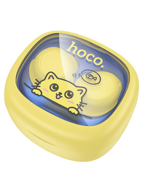 Słuchawki bezprzewodowe douszne Hoco TWS dla dzieci EW111 żółte