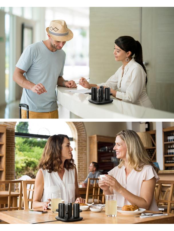 Powerbank Veger Pogo (W007CK) zestaw 4 x 5000 mAh czarny