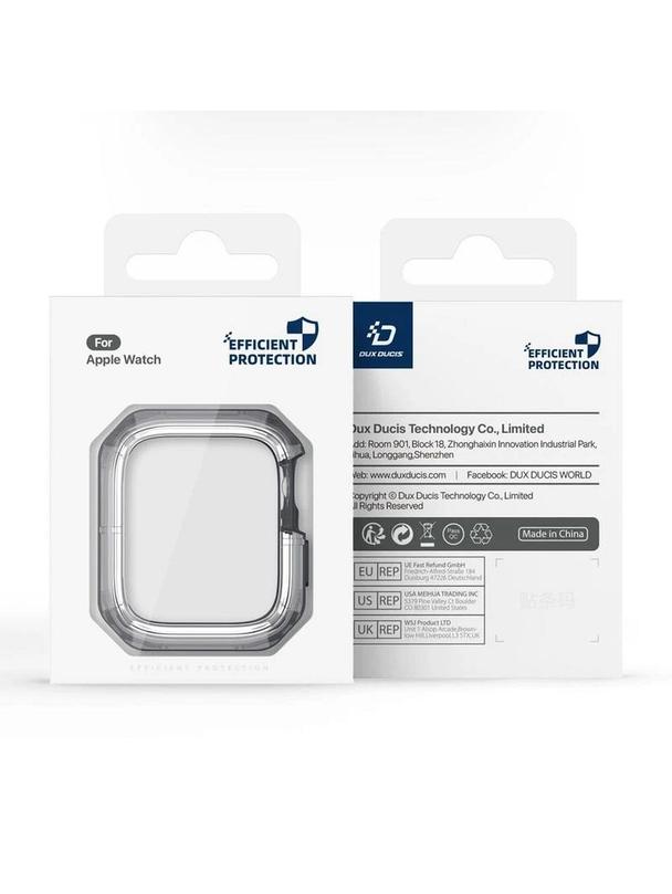DUX DUCIS futerał TAMO do Apple Watch serii 10 42 mm transparentny z szarym