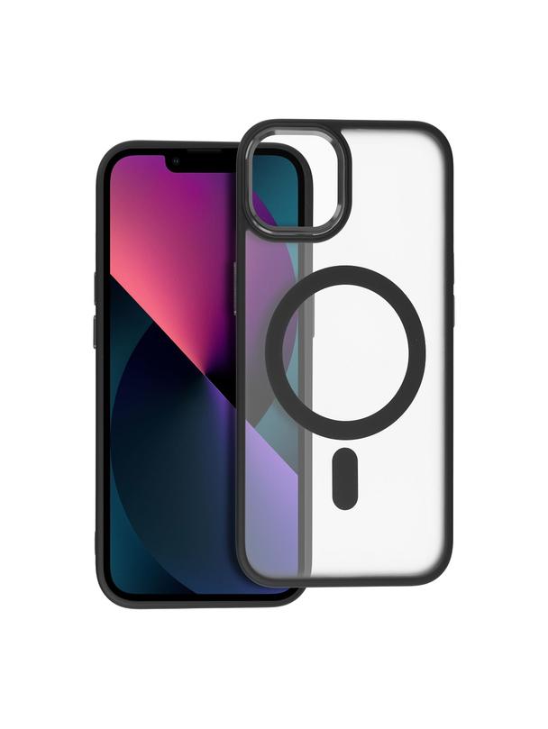 Futerał MATTE MAG COVER kompatybilny z MagSafe do IPHONE 13 czarny