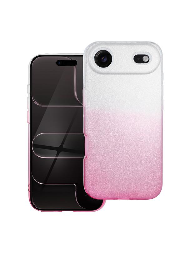 Futerał SHINING do IPHONE 17 Air transparentny różowy