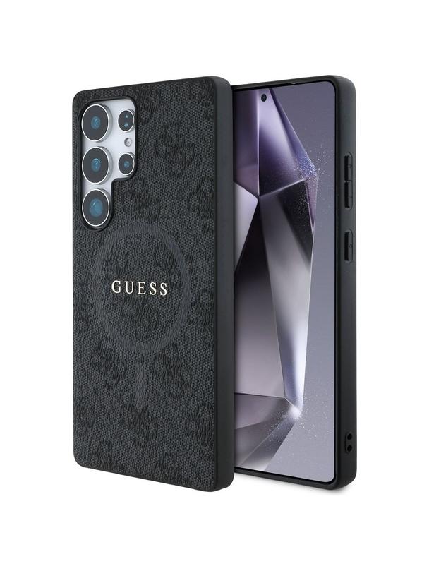 GUESS futerał do SAMSUNG S25 Ultra GUHMS25LG4GFRK (Magnetic PU 4G Ring Classic Logo) czarny