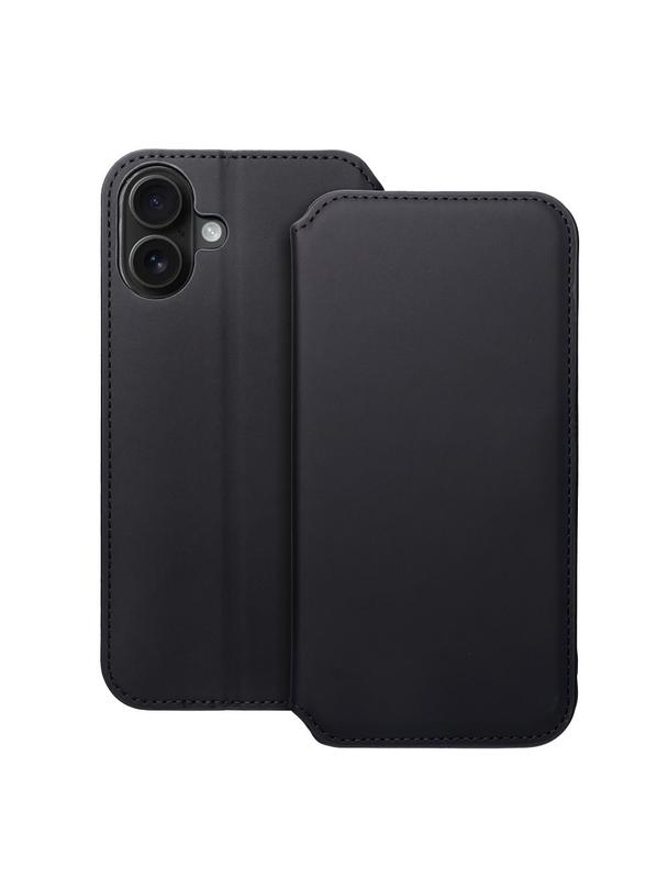 Kabura DUAL POCKET Book do IPHONE 16 Plus czarny