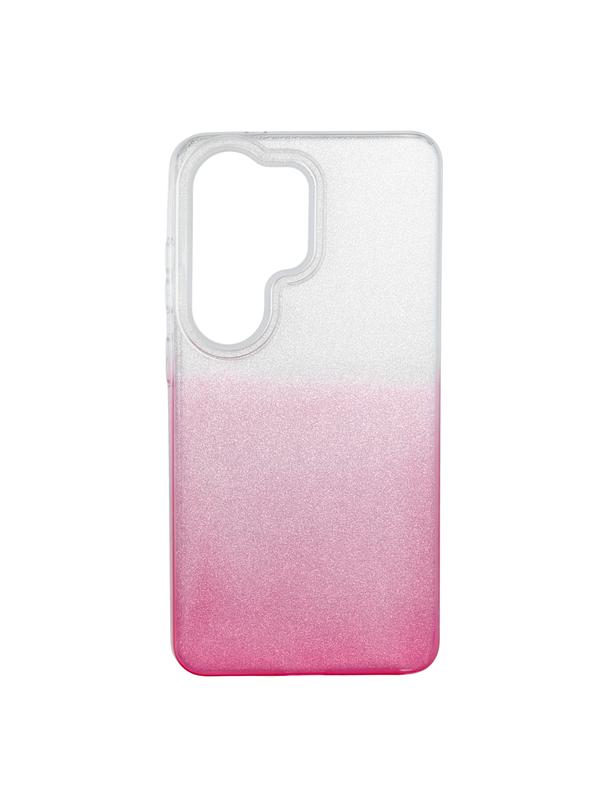 Futerał SHINING do SAMSUNG S26 Ultra transparentny różowy