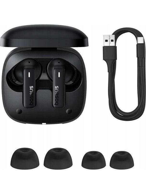 BASEUS słuchawki bezprzewodowe bluetooth TWS E19 czarne