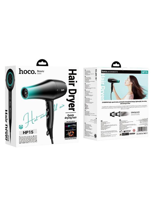 Suszarka do włosów Hoco HP15 niebieska gradient