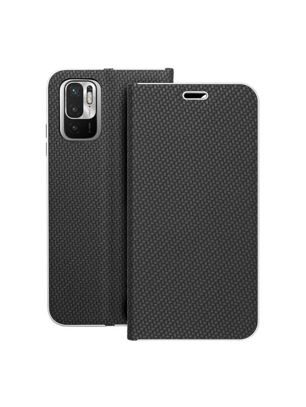 Kabura LUNA Book Carbon do XIAOMI Redmi Note 10 / 10S czarny