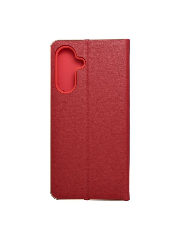 Kabura LUNA Book Gold do SAMSUNG A17 czerwony