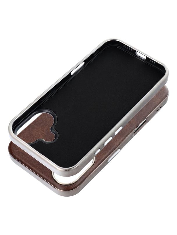 Futerał GENTLEMAN MAG COVER kompatybilny z MagSafe do IPHONE 16 PRO brązowy