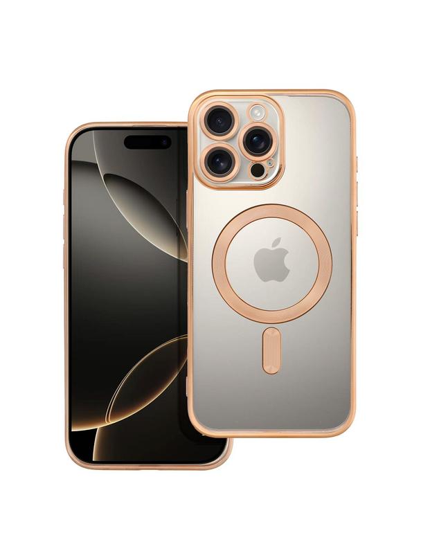 Futerał ELECTRO MAG COVER kompatybilny z MagSafe do IPHONE 16 Pro Max złoty